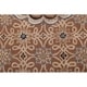 preview thumbnail 10 of 18, Kashan Hand Tufted Wool Floral Area Rug Oriental Brown - 7'2" x 10'2"