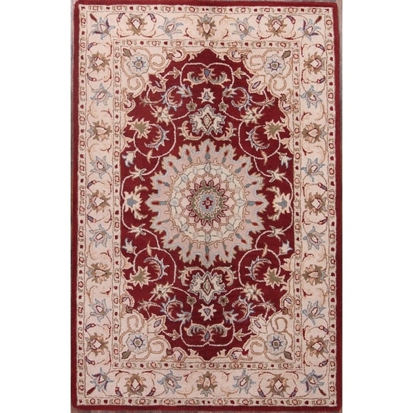 Gracewood Hollow Piurad Tabriz Blend Classical Oriental Classical Area Rug - 8'0" x 5'0"
