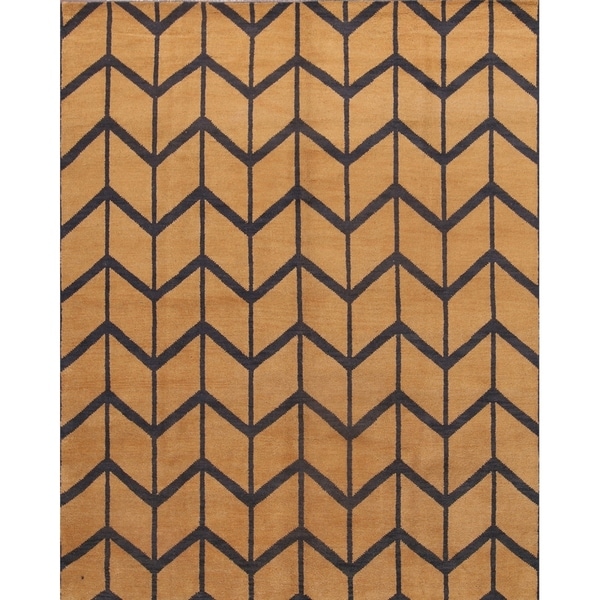 Trellis Oriental Moroccan Area Rug Handmade Wool Carpet - 8'0" x 10'0"