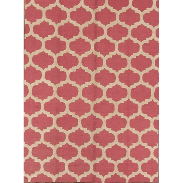 Copper Grove Gistrup Moroccan Trellis Gabbeh Wool Hand Knotted Oriental Area Rug - 9'0" x 12'0"