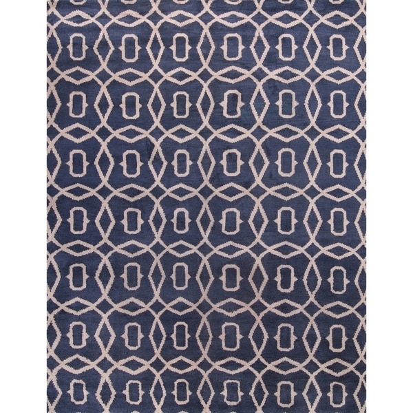 Porch & Den Canterwood Hand-made Moroccan Trellis Oriental Area Rug - 12'0" x 9'0"