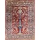 preview thumbnail 1 of 18, Pre-1900 Antique Silk Heriz Oriental Hand Made Persian Area Rug - 6'11" x 5'0"
