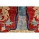 preview thumbnail 8 of 18, Pre-1900 Antique Silk Heriz Oriental Hand Made Persian Area Rug - 6'11" x 5'0"