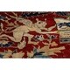 preview thumbnail 12 of 18, Pre-1900 Antique Silk Heriz Oriental Hand Made Persian Area Rug - 6'11" x 5'0"