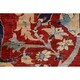 preview thumbnail 7 of 18, Pre-1900 Antique Silk Heriz Oriental Hand Made Persian Area Rug - 6'11" x 5'0"