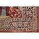 preview thumbnail 6 of 18, Pre-1900 Antique Silk Heriz Oriental Hand Made Persian Area Rug - 6'11" x 5'0"