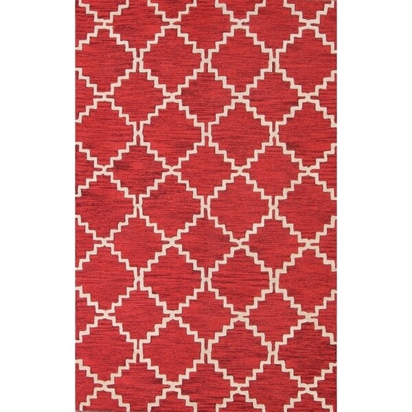 Porch & Den Audrey Hand-made Moroccan Trellis Oriental Area Rug - 7'9" x 5'0"