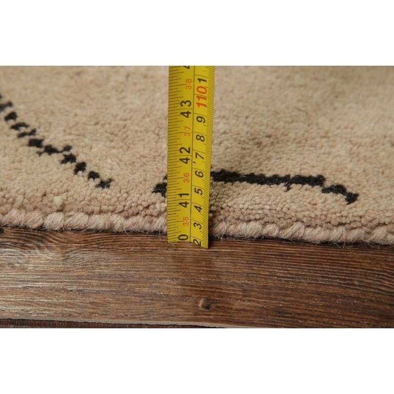 The Curated Nomad Central Moroccan Handknotted Woolen Oriental