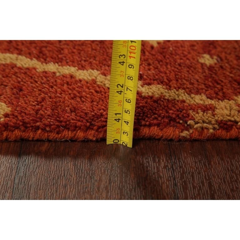 Traditional Hand Made Moroccan Trellis Oriental Area Rug - 9'10" x 8'3"