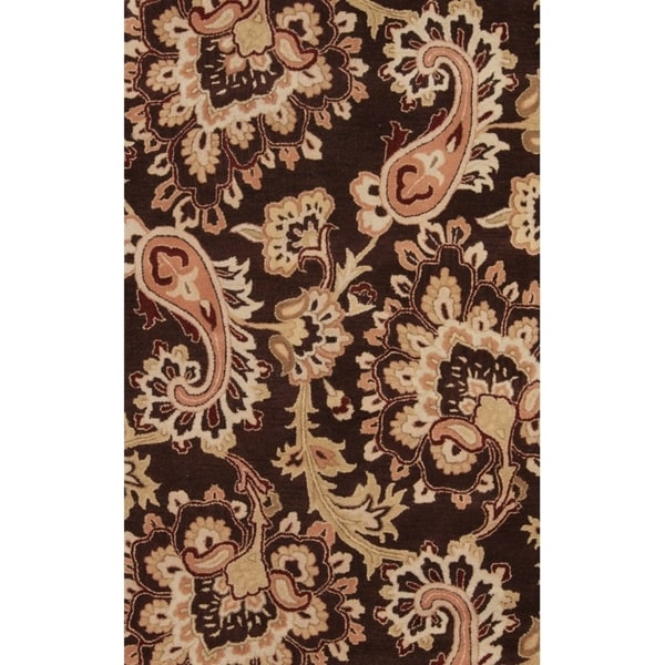 Copper Grove Sonderso Oushak Oriental Hand-tufted Wool Floral Heirloom Item Area Rug - 8'0" x 10'11"