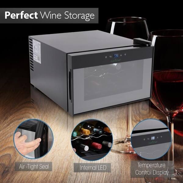 Shop Nutrichef Pktewc806 Electric Wine Cooler Countertop Wine