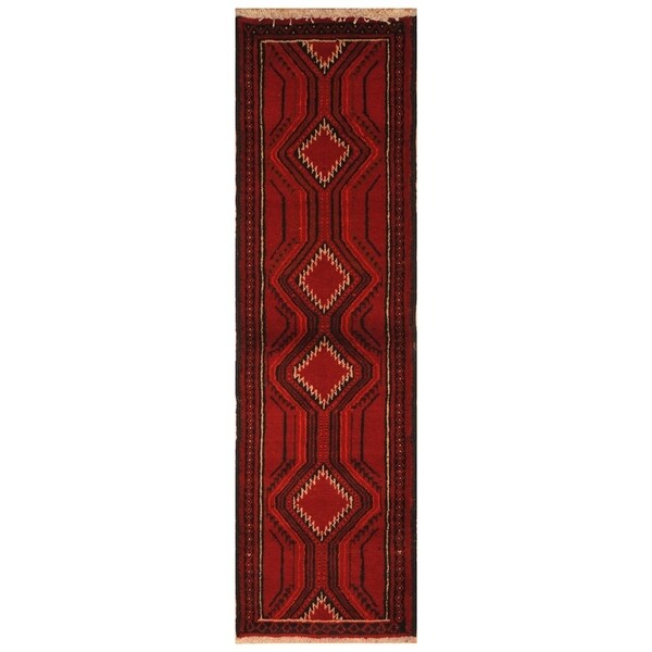 Handmade Balouchi Wool Rug (Iran) - 1'8 x 6'