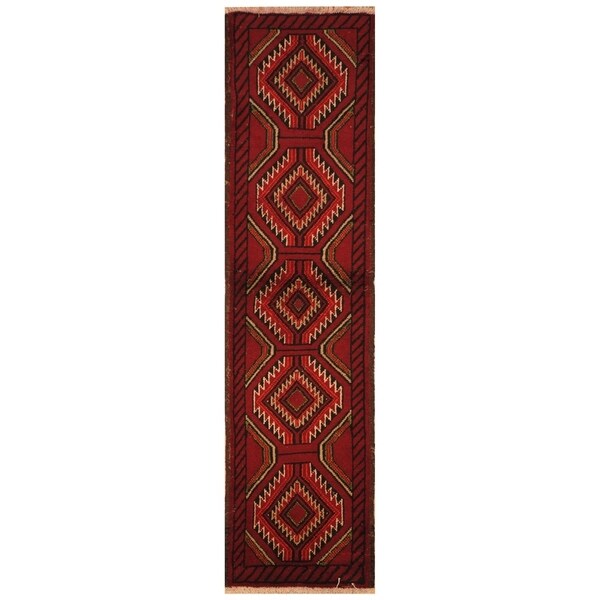 Handmade Khorasan Wool Rug (India) - 4'1 x 6'1