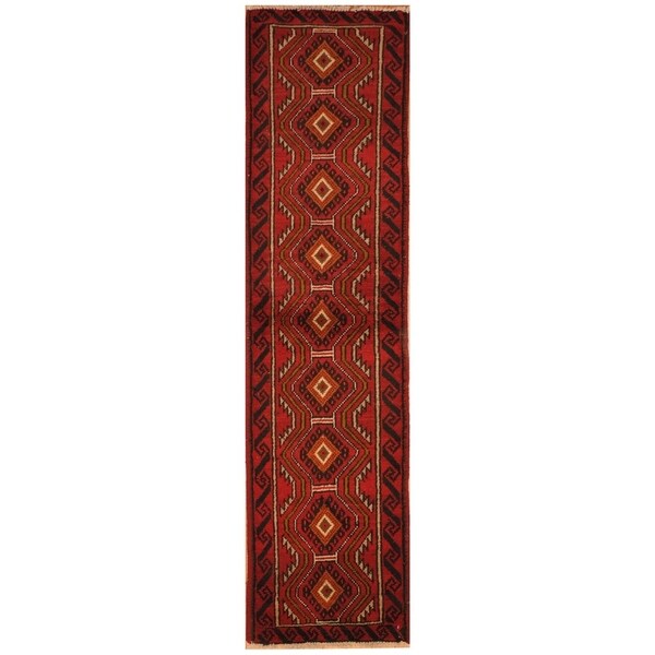 Handmade Balouchi Wool Rug (Iran) - 1'9 x 6'6