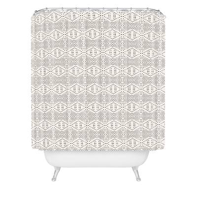 Deny Designs Black Dot Shower Curtain- 69"x72"