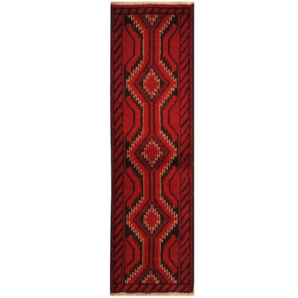 Handmade Tribal Balouchi Wool Rug (Iran) - 1'8 x 5'10