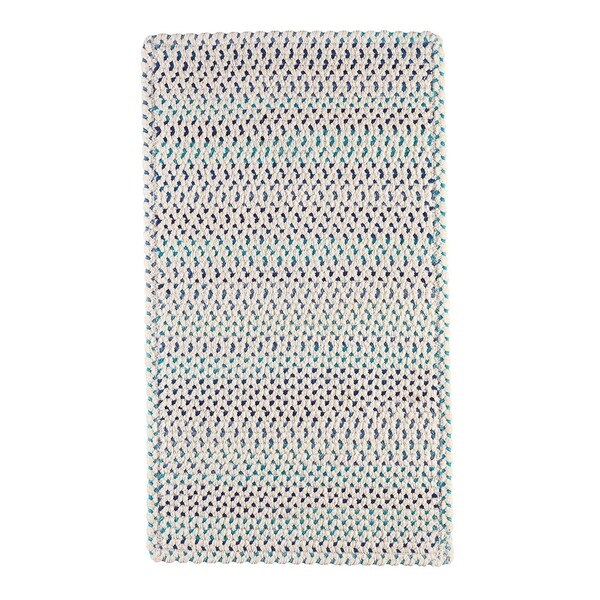 Capel Rugs Braided Vivid Caribbean Nylon Area Rug - 27" x 9' runner