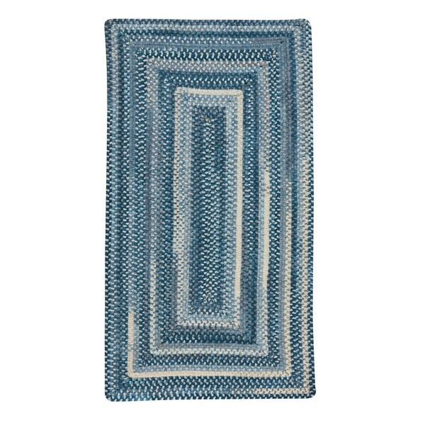 Capel Rugs Braided Alliance Denim Cotton Area Rug - 5' x 8' runner