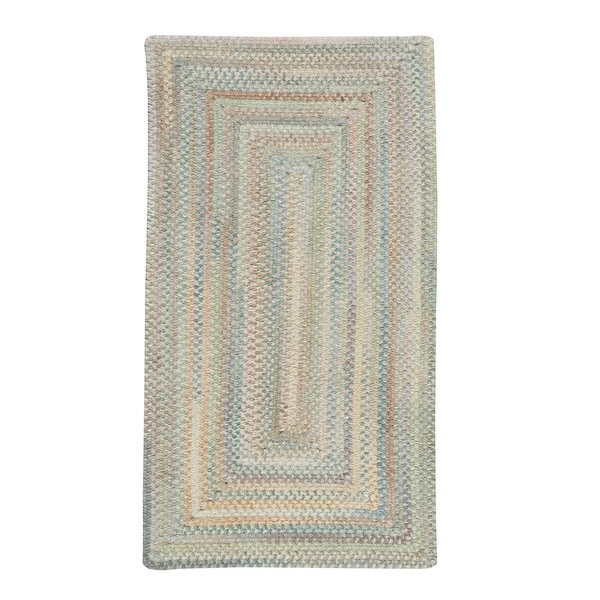 Capel Rugs Braided Alliance Moonstone Cotton Area Rug - 7' 6" x 7' 6" runner