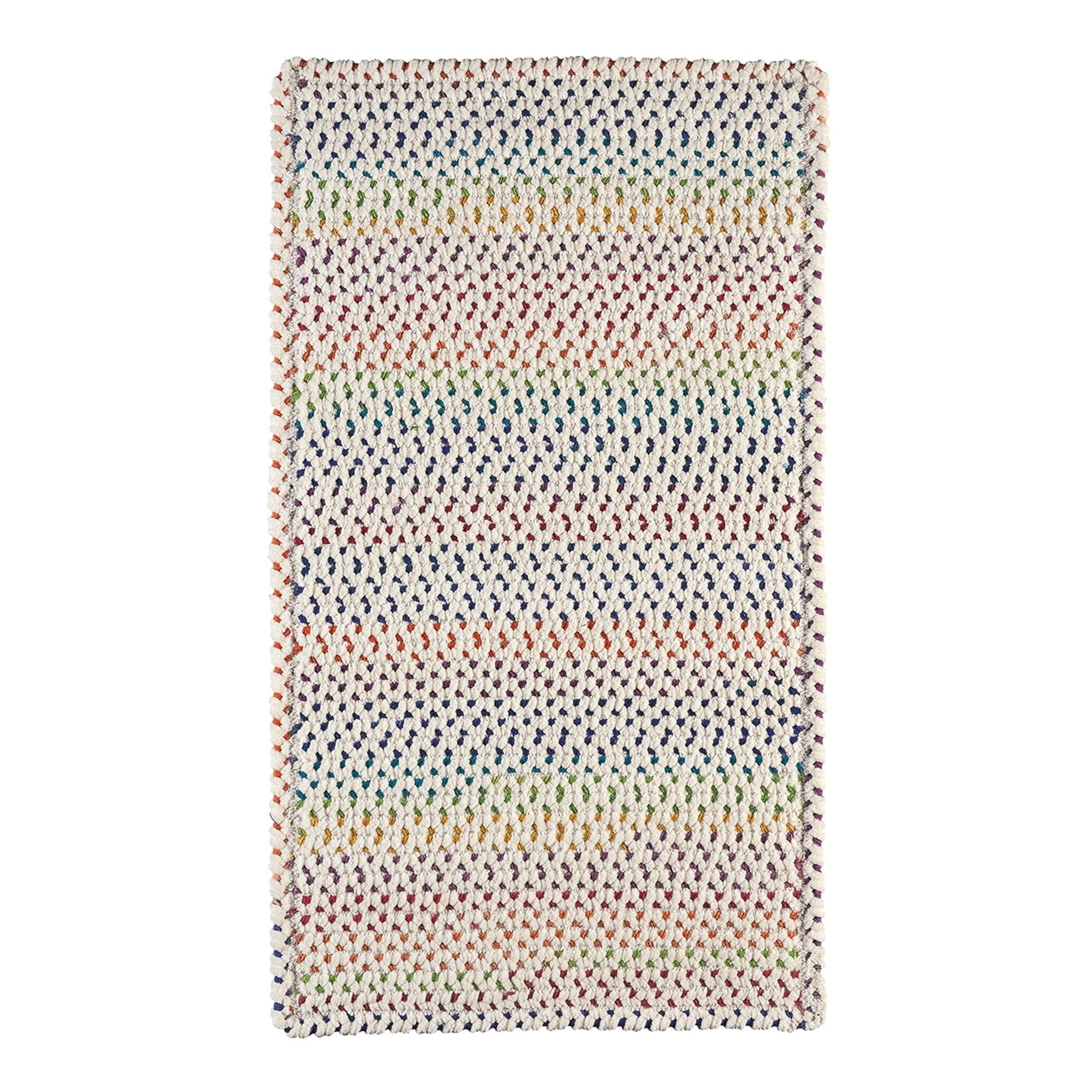 Capel Rugs Braided Multi Nylon Area Rug 36 X Braided Multi Nylon Area Rug