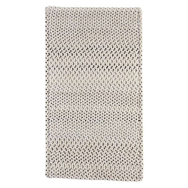 Capel Rugs Braided Vivid Steel Grey Nylon Area Rug - 24" x 36" runner