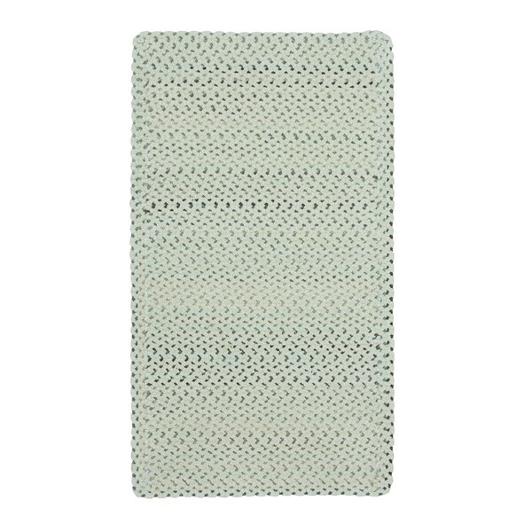 Capel Rugs Braided Vivid Eggshell Nylon Area Rug - 5' 6" x 5' 6" runner