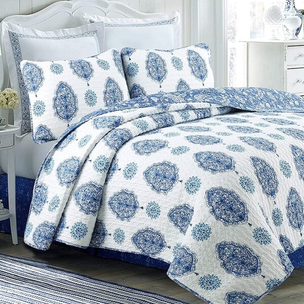 blue king quilt