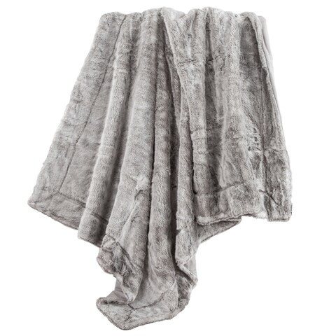 HiEnd Accents Oversized Faux Artic Bear Throw