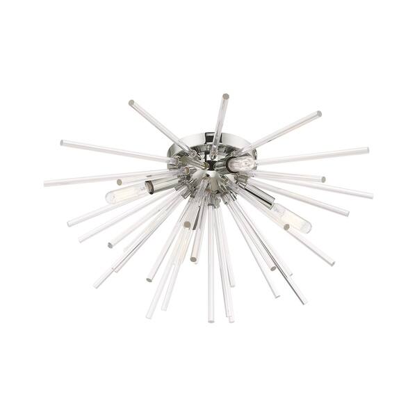 Livex Lighting Utopia 4 Light Starburst Ceiling Mount Dia X 11 H Dia X 11 H Overstock