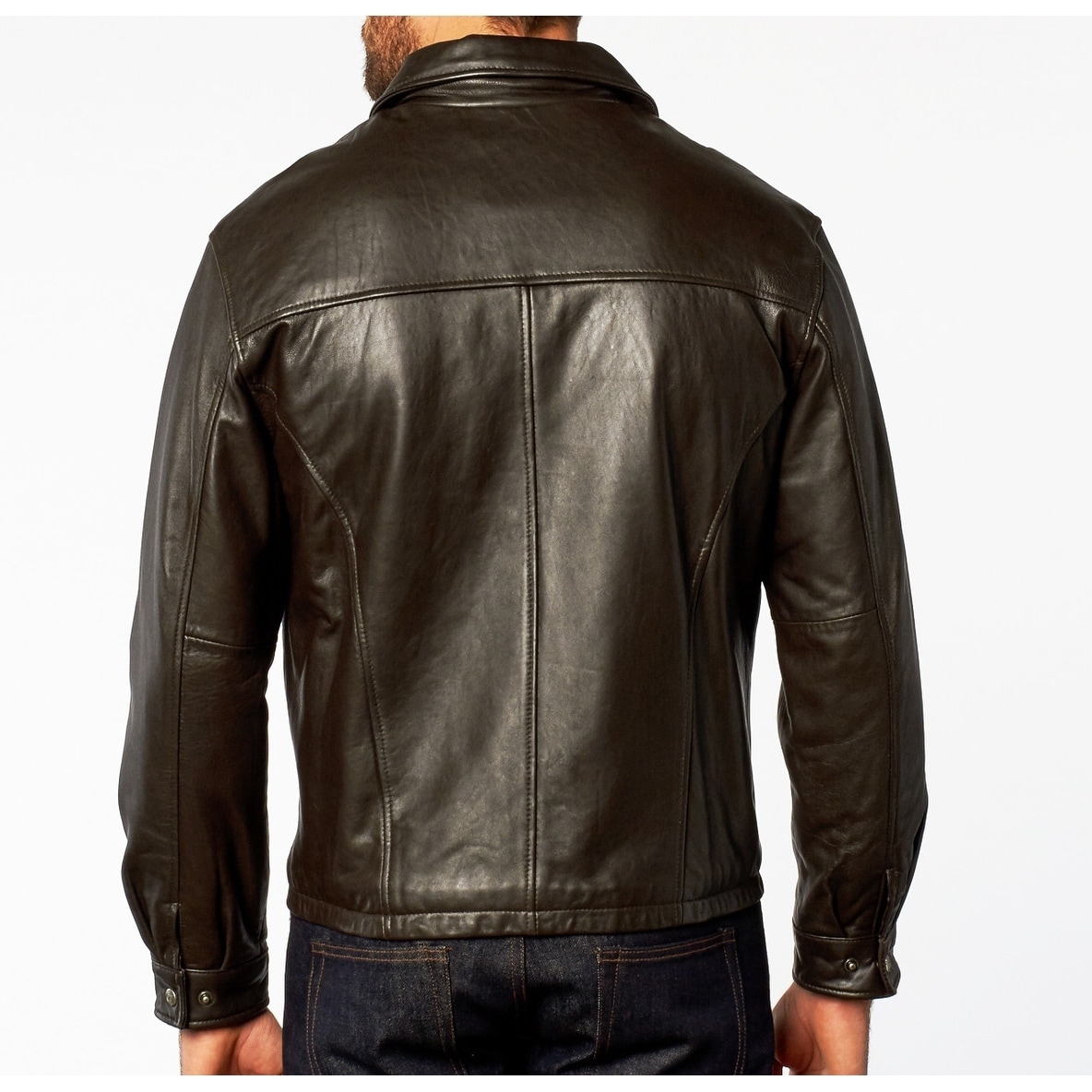 brown leather overstock mens leather jackets