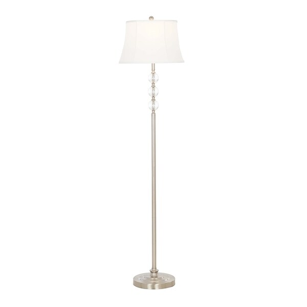 Catalina Lighting Clic Stacked Ball Floor Lamp 59 5 Brush Stacked Ball Floor Lamp