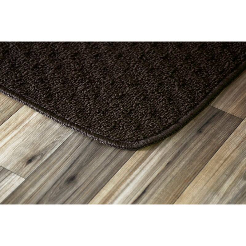 Garland Rug Town Solid Checkered Durable Kitchen/ Door Mat Accent Rug
