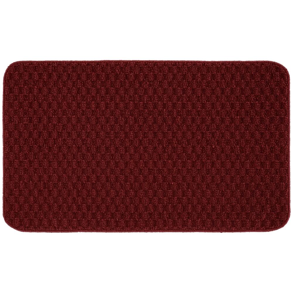 Shop Town Square Chili Red Kitchen Slice Rug Free Shipping On