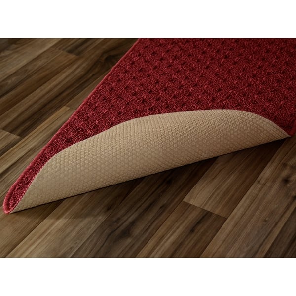 Shop Town Square Chili Red Kitchen Slice Rug Free Shipping On