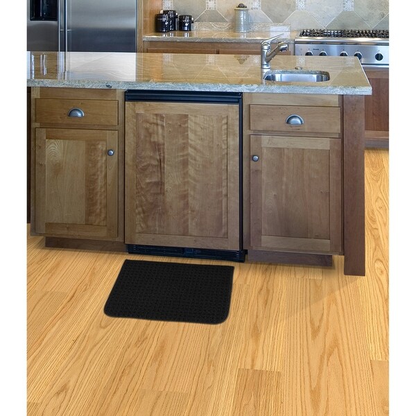 Shop Herald Square Black Kitchen Slice Rug Free Shipping On Orders