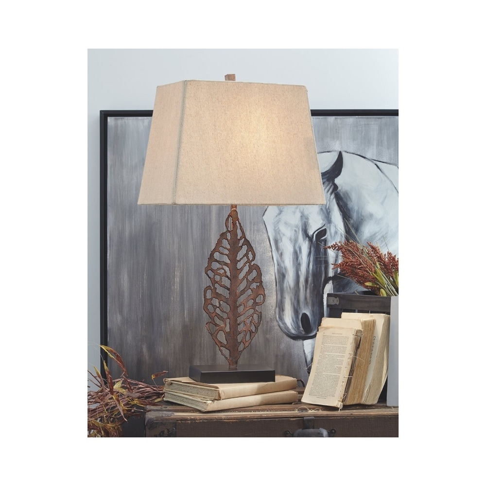 Brown Signature Design By Ashley Lamp Sets Find Great Lamps Lamp Shades Deals Shopping At Overstock