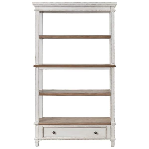 Shop Realyn Casual Bookcase Two Tone Overstock 25722174
