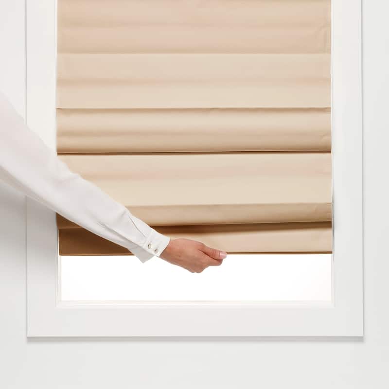 72-inch Khaki Insulating Cordless Roman Shade