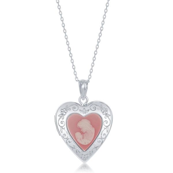 Shop La Preciosa Sterling Silver Mother And Daughter Son Rose