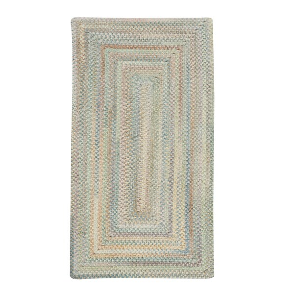 Capel Rugs Braided Alliance Moonstone Cotton Area Rug - 9' 2" x 13' 2" runner