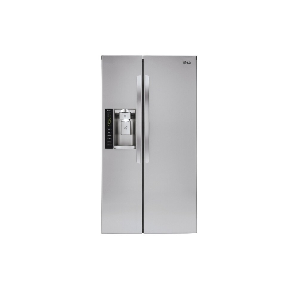 LG  LSXC22426S 22 cu. ft. Smart wi-fi Enabled Side-by-Side Counter-Depth Refrigerator - 710" x 106"