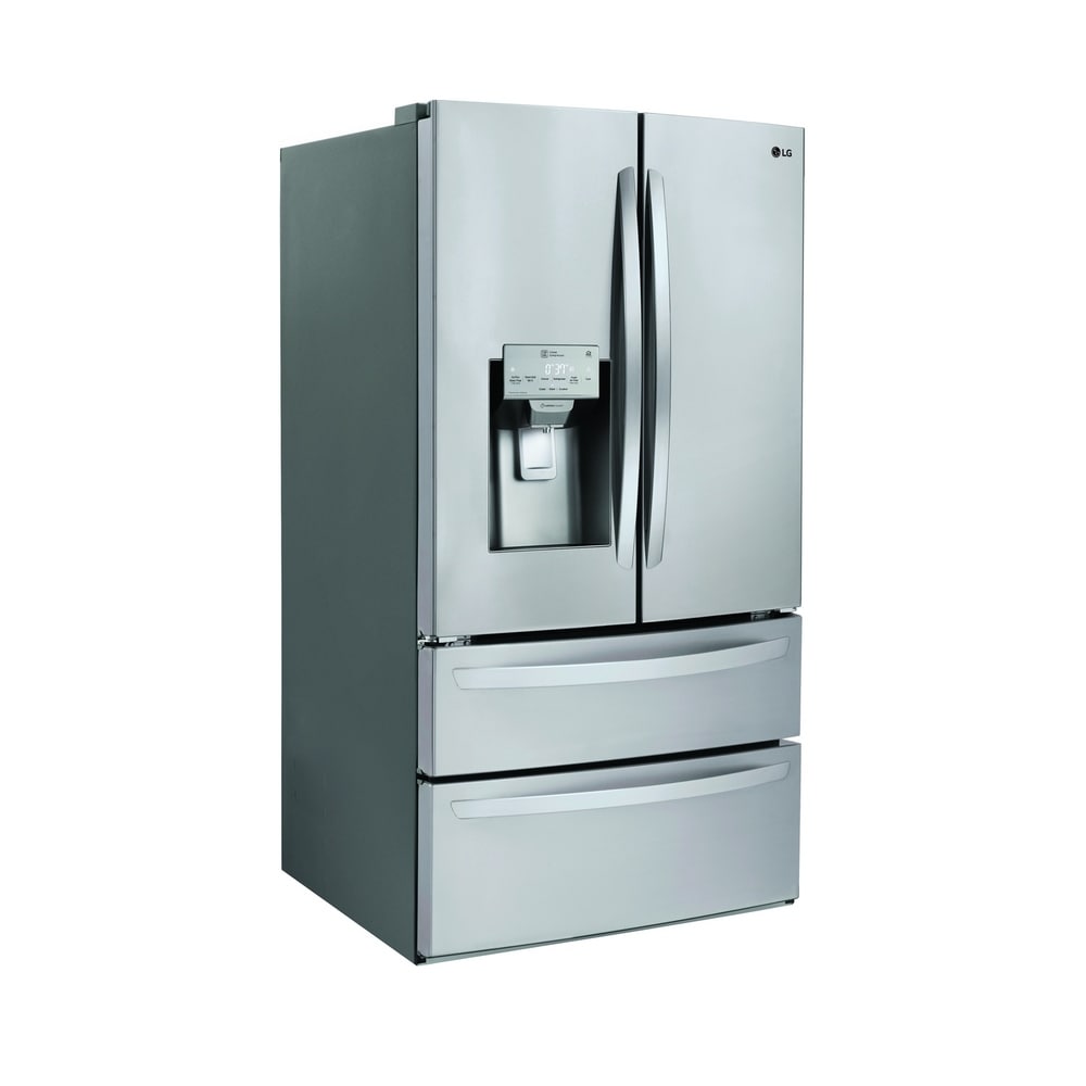 Samsung Bespoke 4-Door French Door Refrigerator (29 Cu. ft.) with Beverage Center in Stainless Steel
