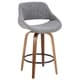 preview thumbnail 38 of 42, Carson Carrington Svellingen Counter Stool with Round Black Footrest (Set of 2) - N/A