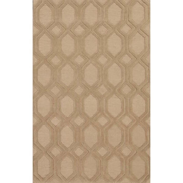 Oriental Hand Made Moroccan Trellis Oushak Oriental Area Rug - 5'0" x 8'0"