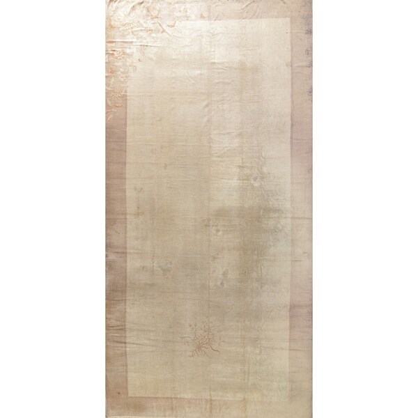 Handmade Antique Art Deco Nichols Traditional Chinese Oriental Rug - 18'5" x 8'10"