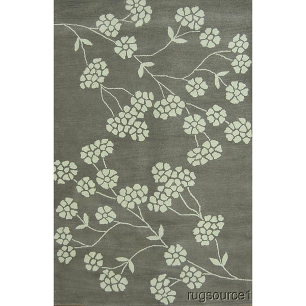 Copper Grove Troulloi Gabbeh Eastern Classical Area Rug Handmade Wool Beige Carpet - 8'2" x 5'2"