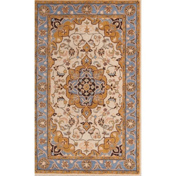 Copper Grove Haderslev Hand-tufted Traditional Oriental Area Rug - 8'2" x 5'2"