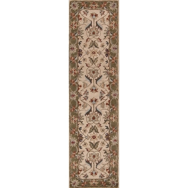 Copper Grove Kemi Classic Oriental Hand-tufted Runner Rug - 10'2" x 2'8" runner