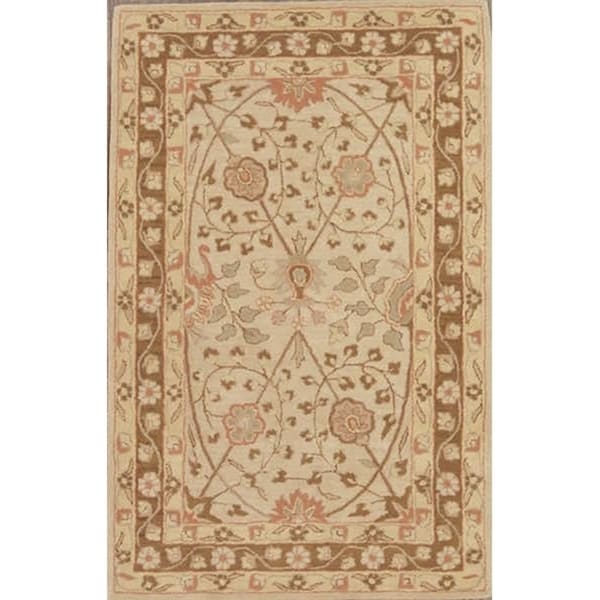 Gracewood Hollow Abinader Made Blend Oushak Indian Rug - 5'0" x 8'0"