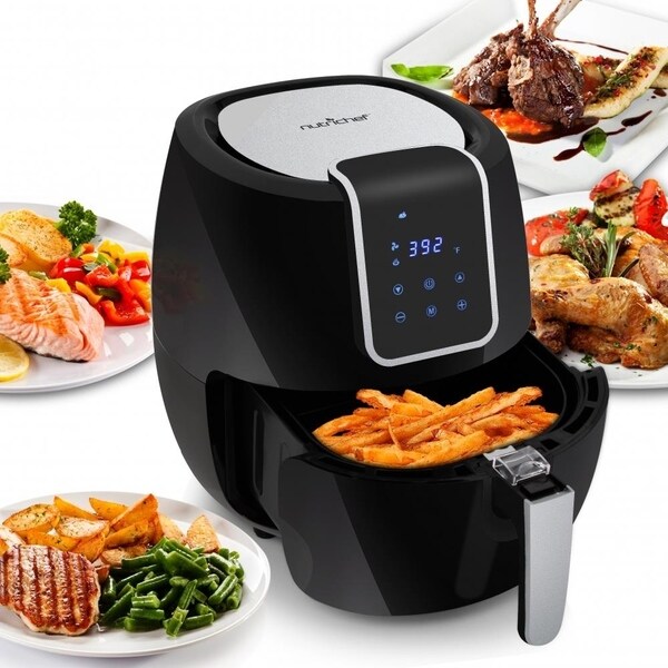 Shop NutriChef PKAIRFR65 Digital Air Fryer Electric Oil-Free Kitchen